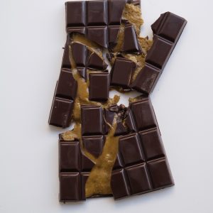 Tablette de chocolat praliné pistache